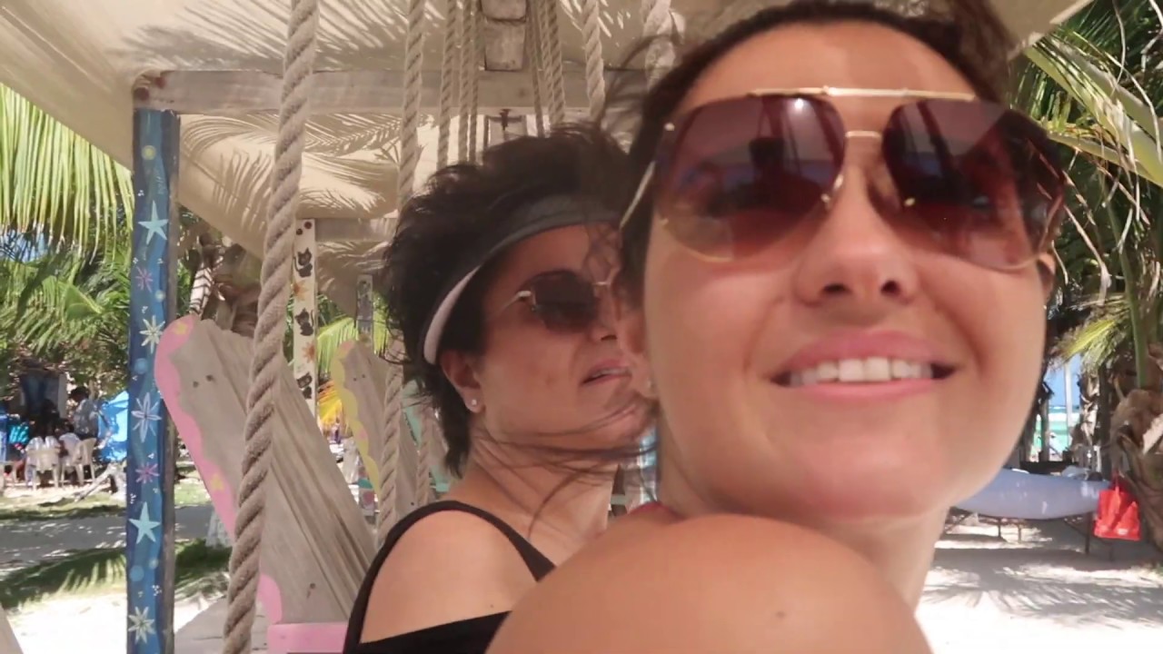 Me encontré a MAITE PERRONI en la playa de Mahahual