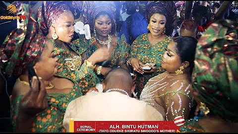 NOLLYWOOD STARS FLOOD BURIAL RECEPTION OF ACTRESS SIKIRATU SINDODO'S LATE MUM
