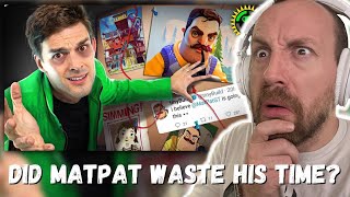 DID MATPAT WASTE HIS TIME? Game Theory: I Analyzed Hello Neighbor Frame By Frame (REACTION!)