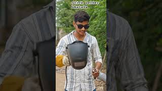 krazymethod of stick welding in indan young boy welder #short #welding Hindi voice# Indian#subscribe