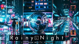 How To Edit Rainy Night Photography | Adobe Lightroom Mobile Editing | Lr retouching screenshot 2