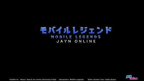 MLBB Crossing Field (SAO) Opening