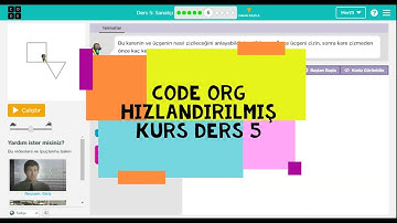 Code Org Hızlandırılmış Kurs Ders 5 Sanatçı - Code.org Ders 5 Cevapları - Code.org Sanatçı