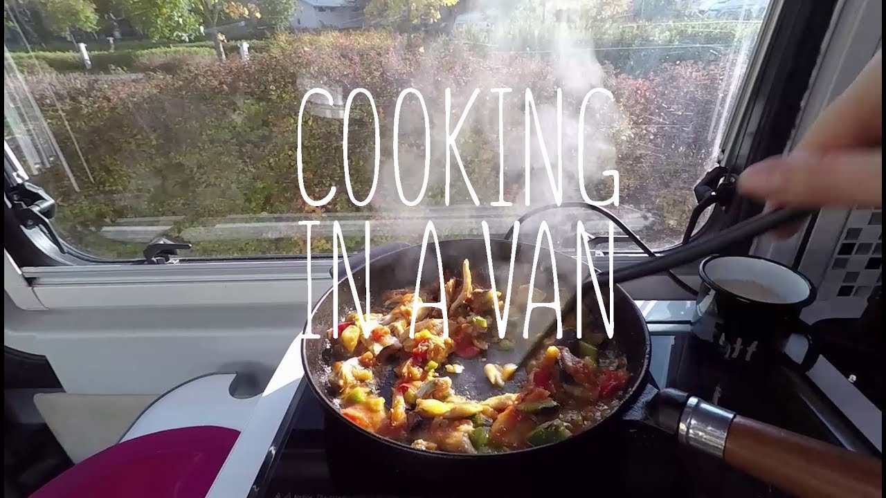 How to cook healthy cheap meals in a camper van YouTube