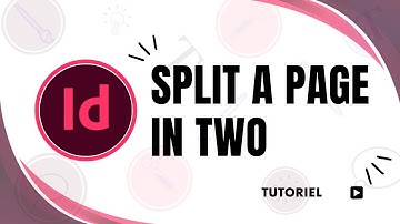How to split a page in two in InDesign