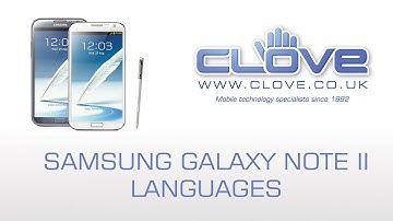 Samsung Galaxy Note II (Note 2) GT-N7100 Languages