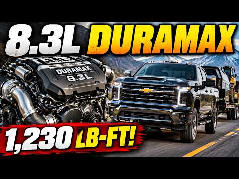 2027 8.3L Duramax Is a MONSTER! 555 HP & 1,230 LB-FT!