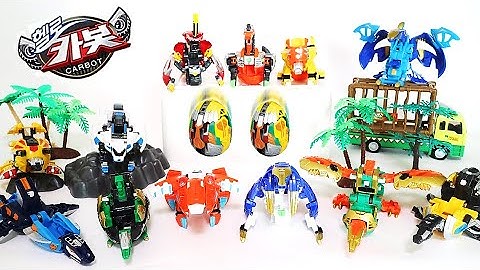 Hello Carbot Kung Play transforming from eggs to dinosaurs