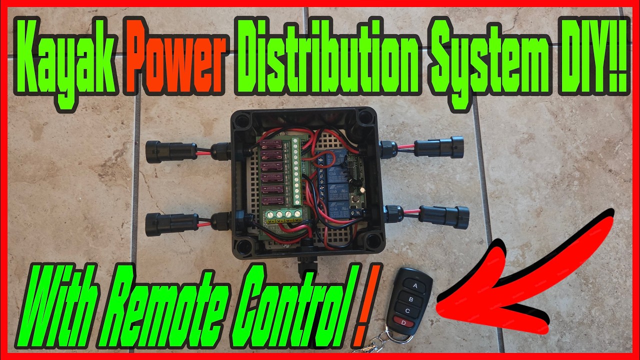 Создайте свою собственную систему распределения питания для каяка с дистанционным управлением! 🔌✨