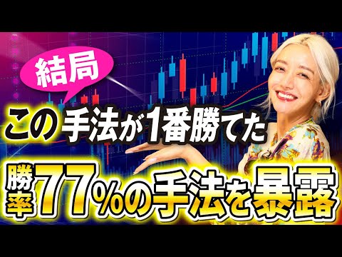 【初心者向け】副業から3か月で専業トレーダーに！勝率77％のシンプルなFX手法