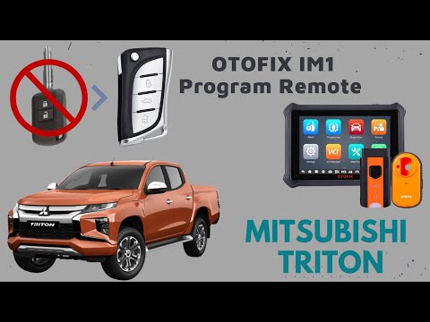 Programming new remote Mitsubishi TRITON with OTOFIX IM1 machines by steps - VERY EASY