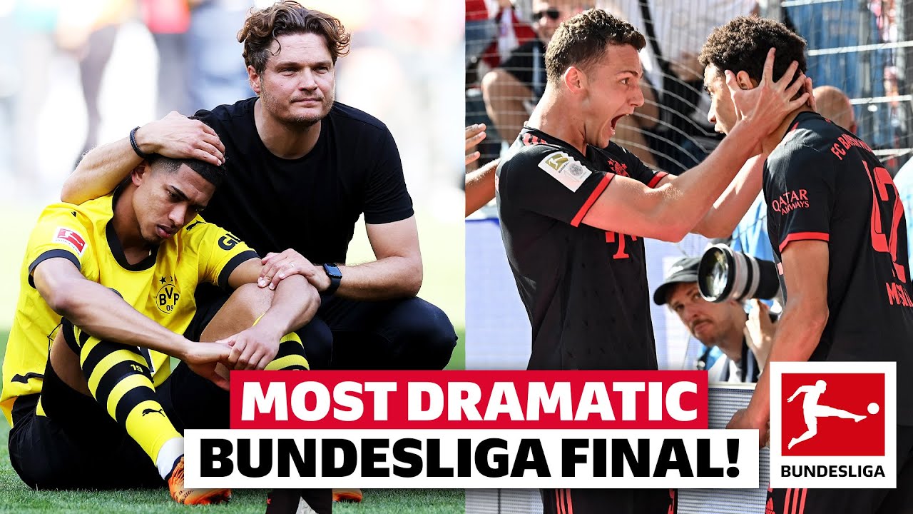 RELIVING the THRILLS Bayerns Glory Dortmunds Heartbreak  Last Seasons Championship Showdown