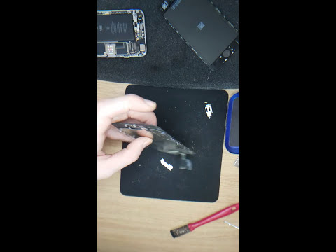 Apple Iphone 6 black - LCD disassembling to parts: Home button and Sence flex