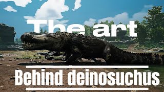 The art behind deinosuchus, path of titans
