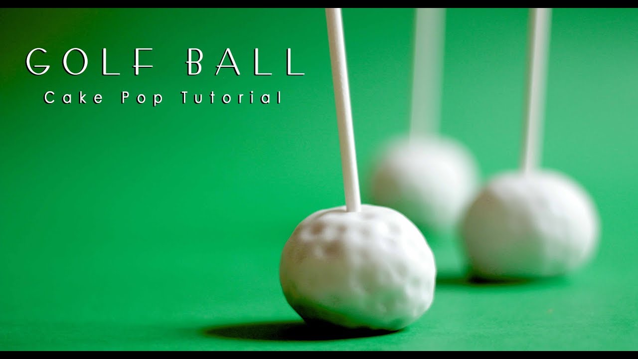 Golf Ball Cake Pop Tutorial 