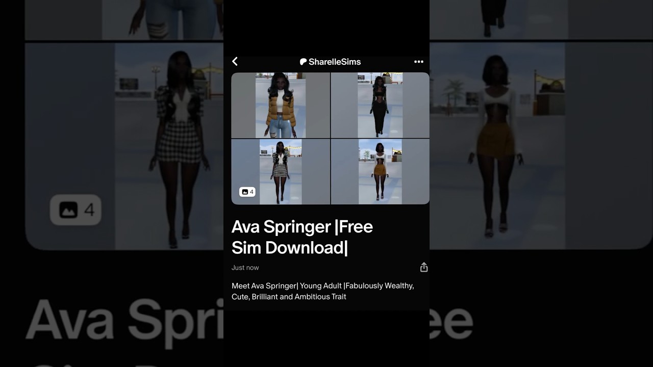 Join My Patreon for free sims 💓💓 