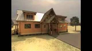 The Carson - Log Home Design - Plan by Gravitas - Modern Home Design
