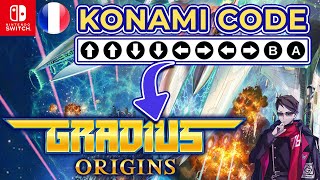 KONAMI CODE DANS GRADIUS ORIGINS SWITCH