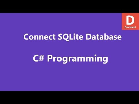 C# Connect to SQLite Database