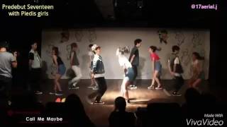 Seventeen with pledis girls [Predebut] At Like17 TV