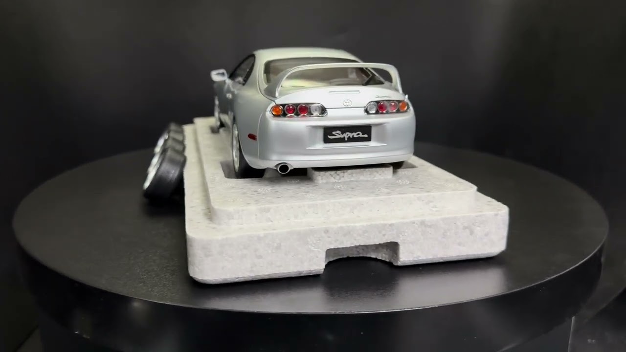 WhelArt 1/18 Toyota Supra A80 Silver/Silver Wheel W-001D - YouTube