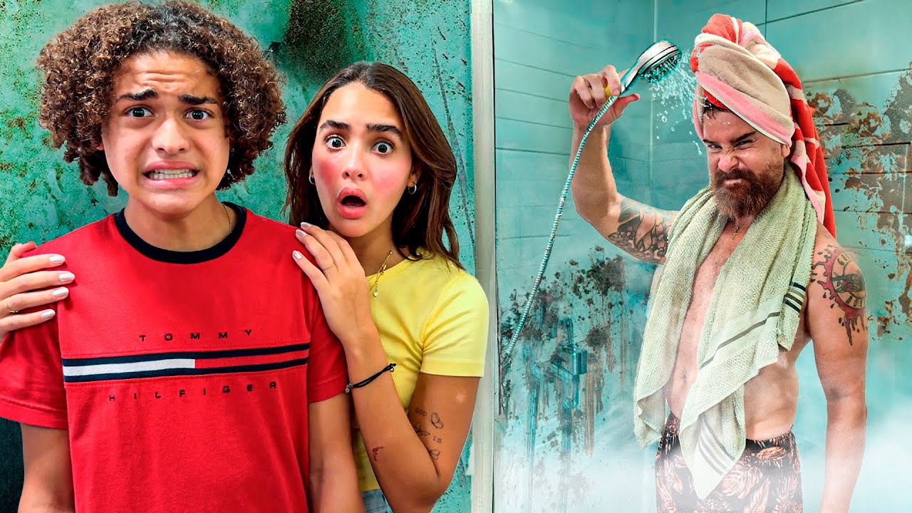 TEM UM ESTRANHO TOMANDO BANHO NA MINHA CASA 😱😱😱