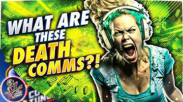 Warzone but what are these death comms?! - Call of Duty Funny Moments