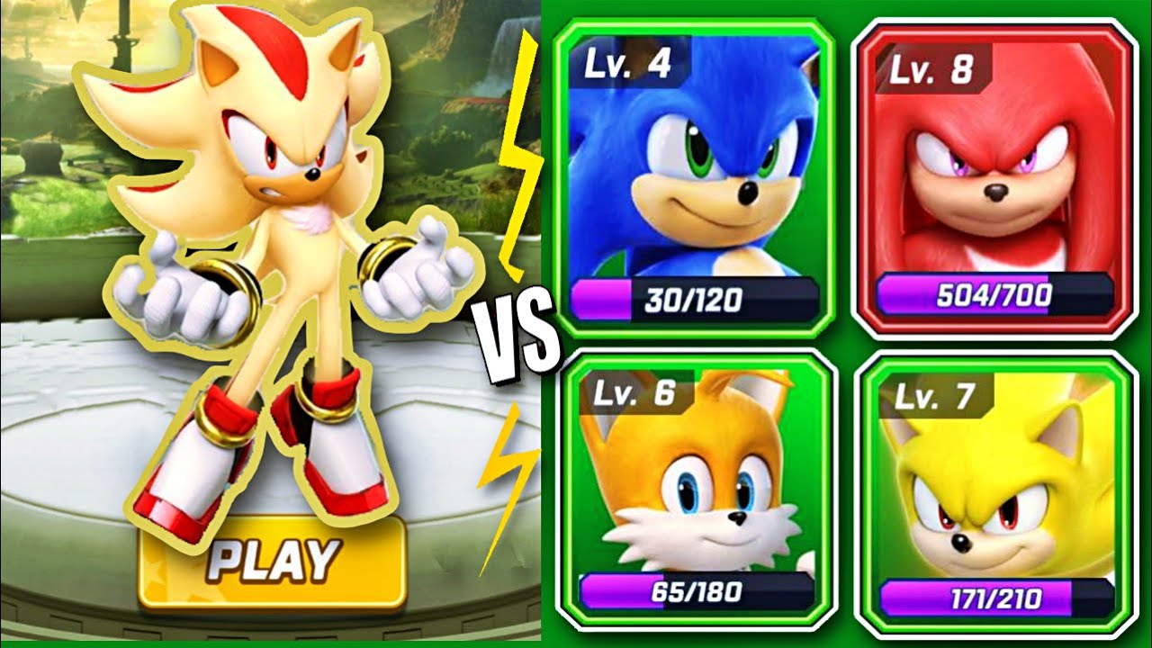 Super Shadow Vs All Movies Character - Movie Knuckles Movie Sonic Movie ...