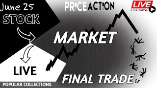 25 JUNE #Live #Option #Trading with #Live Analysis | #BANKNIFTY #NIFTY50 #PRICE #ACTION #DT4B