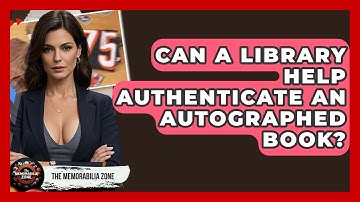 Can A Library Help Authenticate An Autographed Book? - The Memorabilia Zone