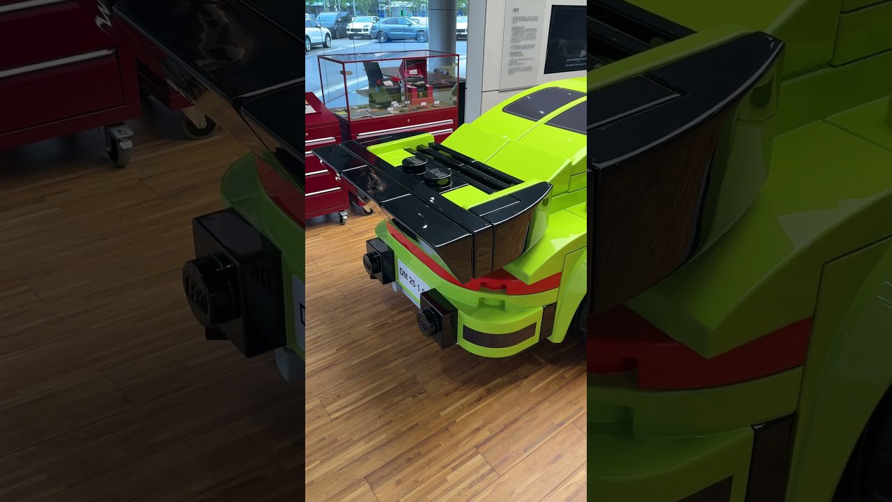 【放大想像力|1:1 樂高版 Porsche 911 Turbo 現身台北保時捷中心】 縮圖