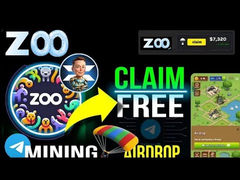 Zoo Telegram Wallet Airdrop | Zoo Air drop Backed By X Empire | Claim