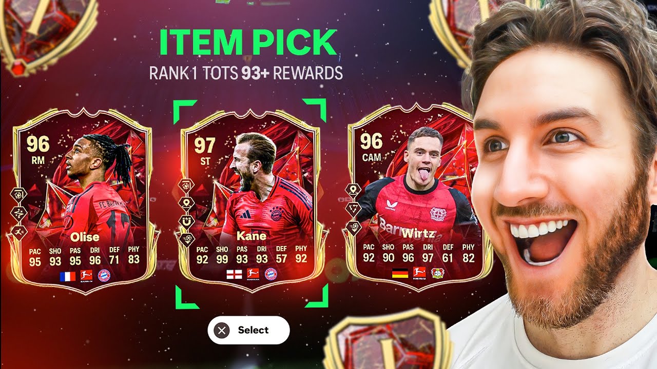 What do you get from RANK 1 93+ Player Picks in FC 25?