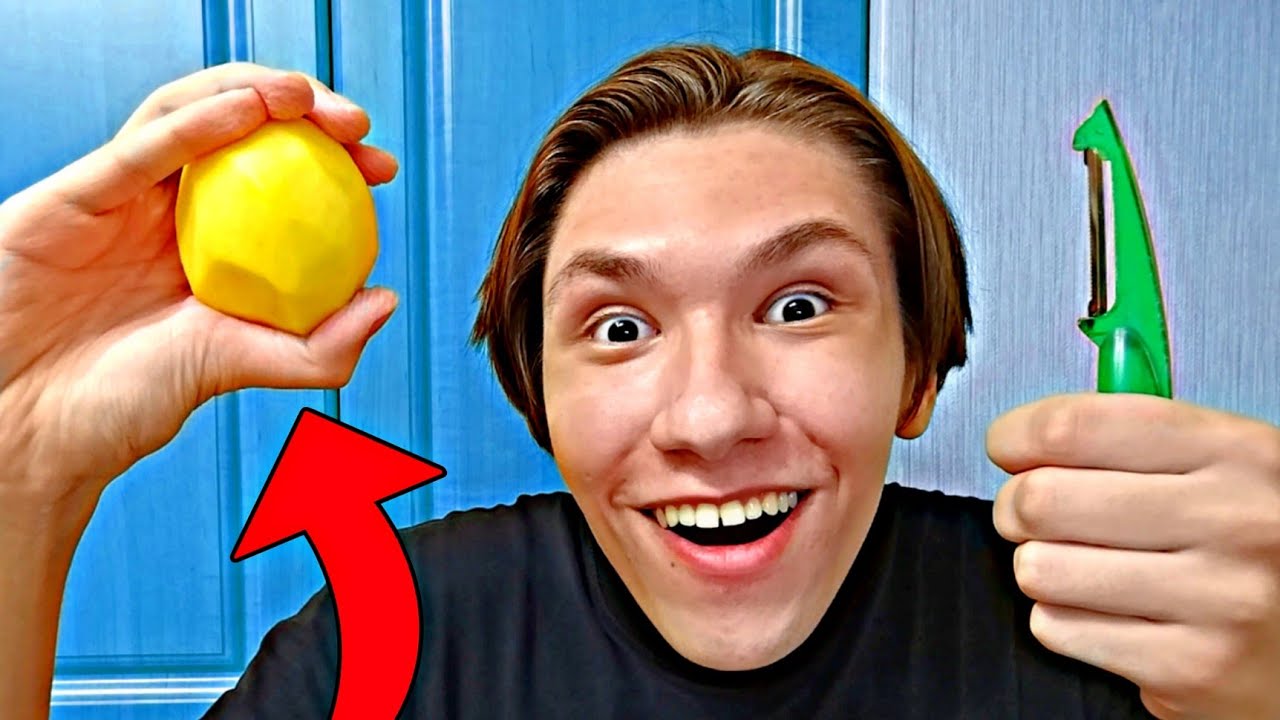 чищу картошку на кухне - YouTube