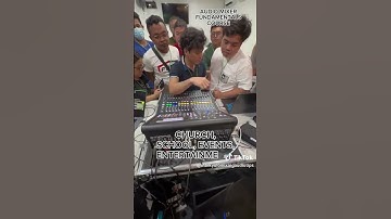 Join our Audio Mixer Fundamental Course #shorts #soundtechphil #audiotraining #midas #m32r #m32