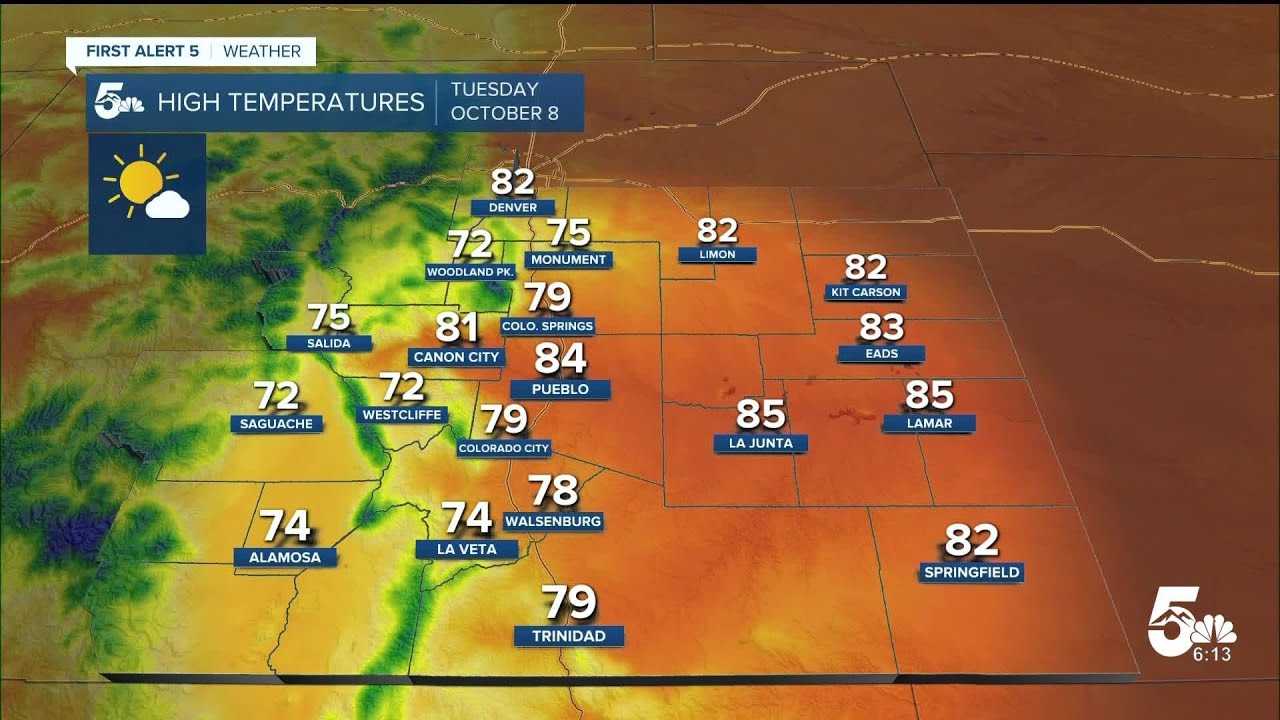 Persistent high pressure keeps the sky hazy and temperatures warm on ...