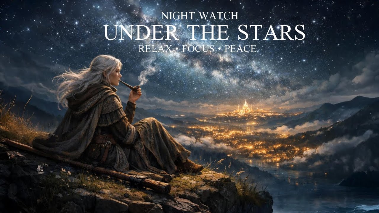 Medieval Music for Focus & Relaxation  Night Watch Under the Stars