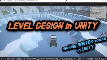 unity level design time lapse ( unity winter scene ice )