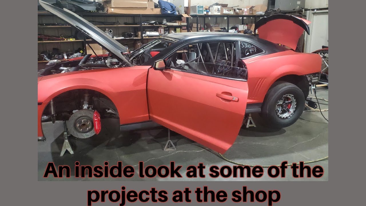 An inside look at some of the projects at the shop