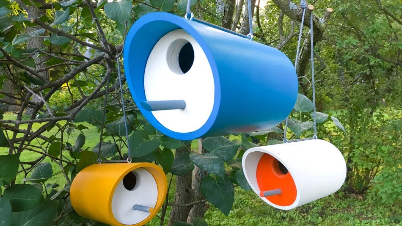 DIY birdhouse - How to build a birdhouse using PVC pipe