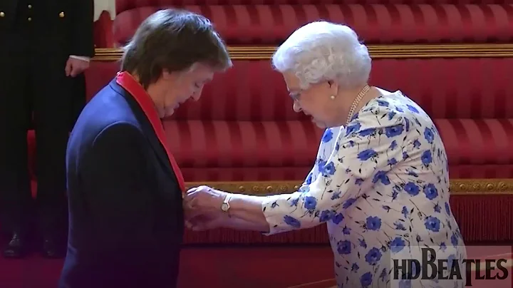 Sir Paul McCartney given the award for services to...
