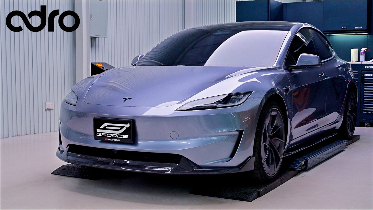 ติดตั้งของแต่ง Tesla Model 3 #1 — G-FORCE Thailand