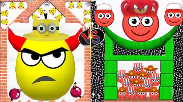 HIDE BALL brain teaser games - brain test 🆚 Draw to smash Gameplay 48 #hideball