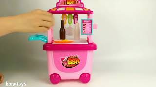 Plastic Simulation kitchen toys play food set for kids