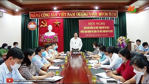 Triển khai công tác Mặt trận quý IV năm 2021