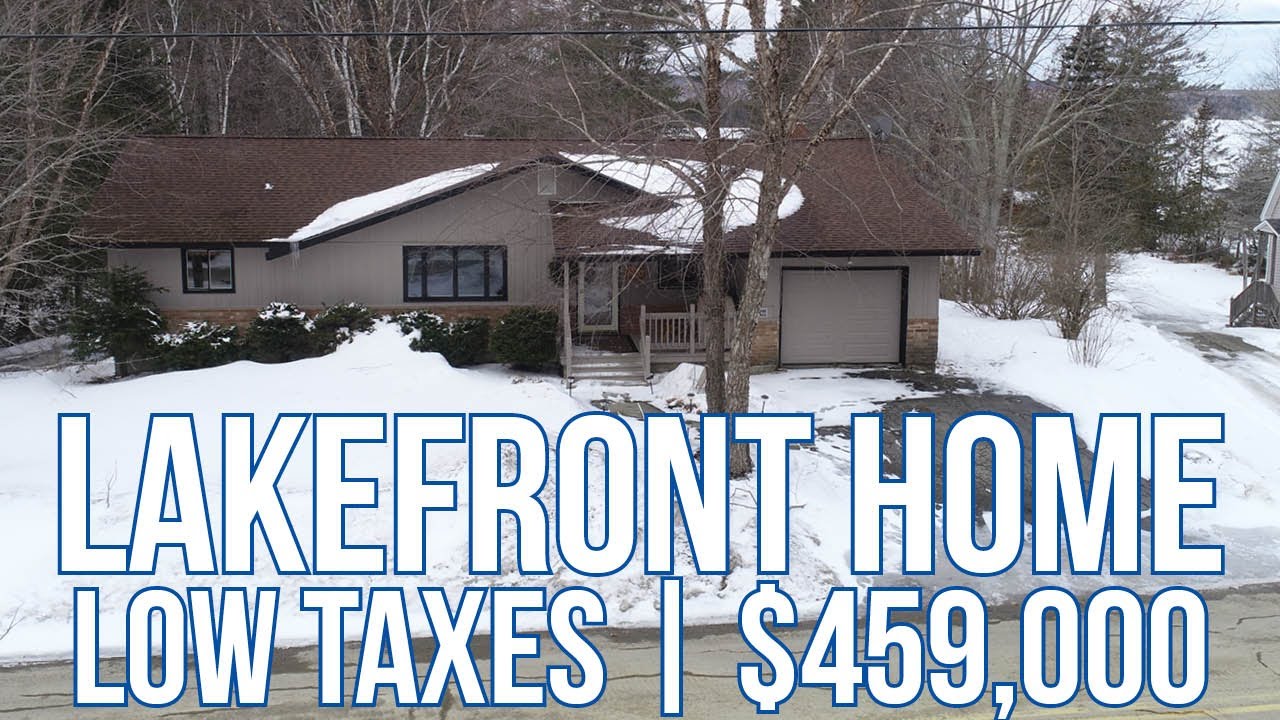Beautiful Lakefront Home Maine Real Estate YouTube