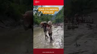 Nepal Floods: Gas Cylinders Looted Amid Devastating Disaster