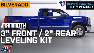 20072018 SIlverado 1500 Mammoth 3Inch Front / 2Inch Rear Leveling Kit Review & Install