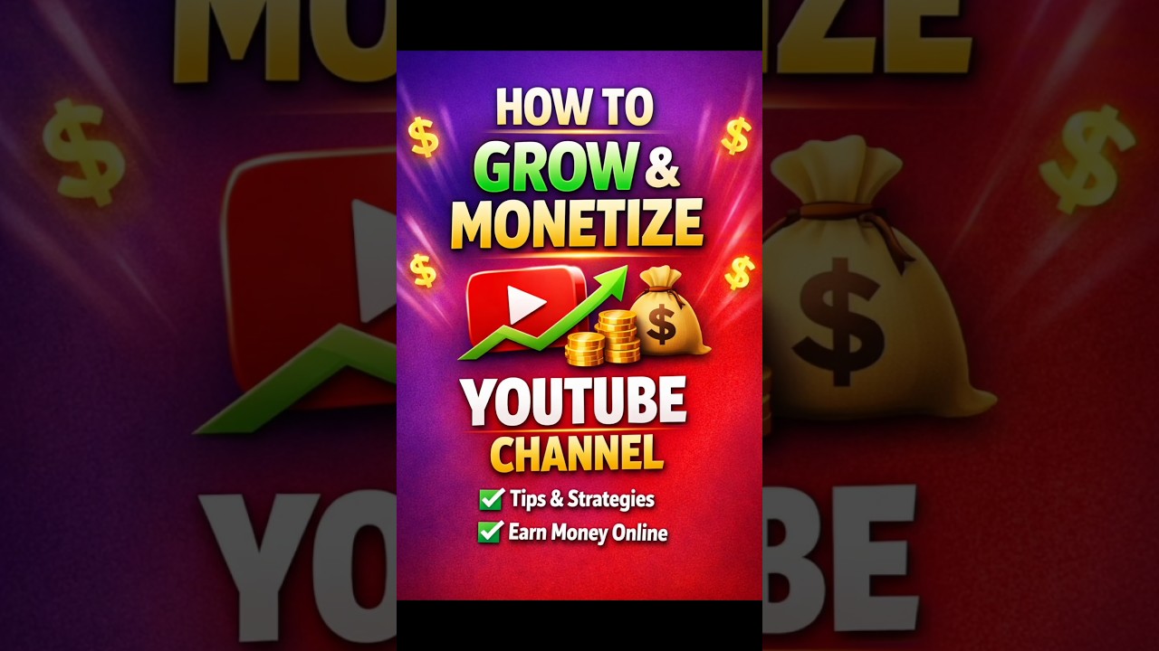 how to grow & monetize YouTube channel #youtube #youtubegrowth