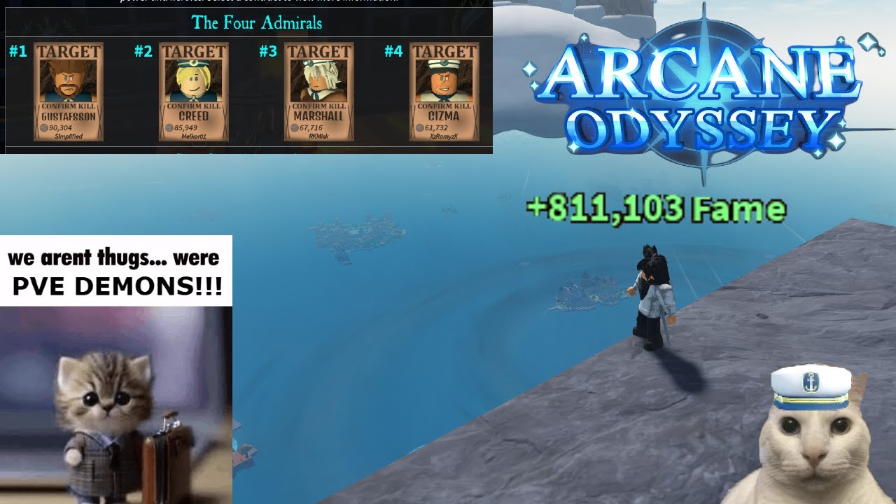 Arcane Odyssey: How to farm Bounty/Fame Fast